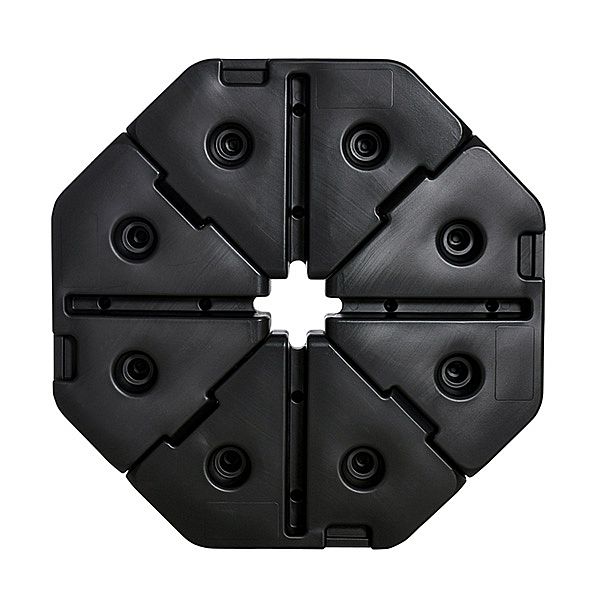 4 Stück Terrassen-Achteck-Schirmständer - 12U03G