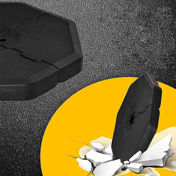 4 Stück Terrassen-Achteck-Schirmständer - 12U03G