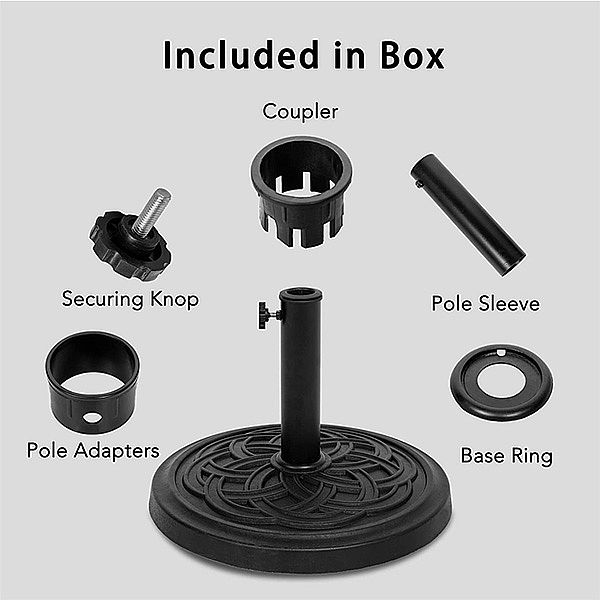 Freistehender Marktschirm für den Außenbereich - 12U03J