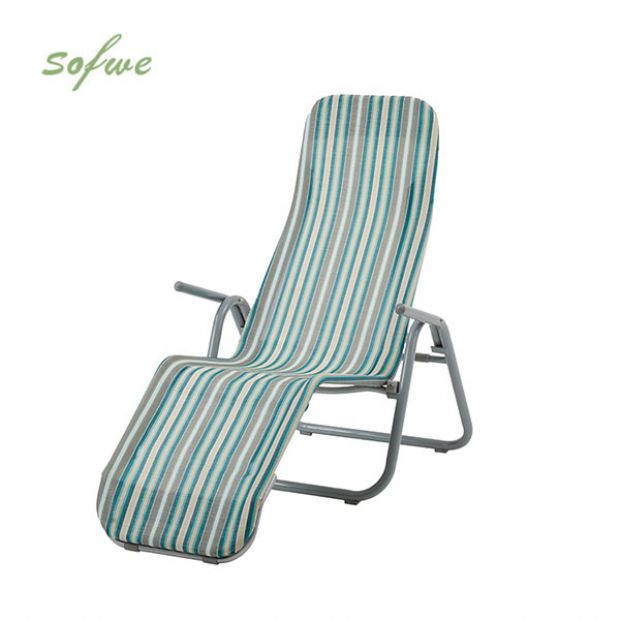 Stahl-Lounge-Sessel mit gebogenen Armlehnen - 11D14A