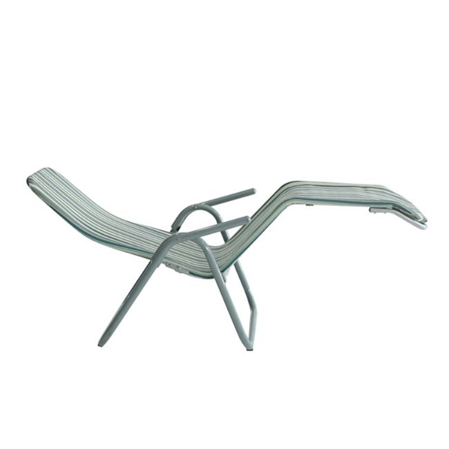 Stahl-Lounge-Sessel mit gebogenen Armlehnen - 11D14A