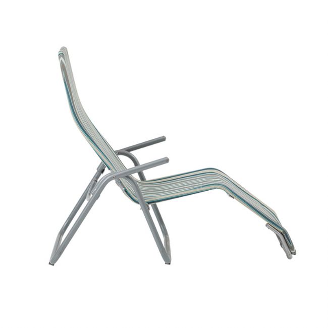 Stahl-Lounge-Sessel mit gebogenen Armlehnen - 11D14A