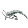 Stahl-Lounge-Sessel mit gebogenen Armlehnen - 11D14A