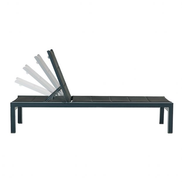 Verstellbarer Liegestuhl aus Aluminium - 11D14B
