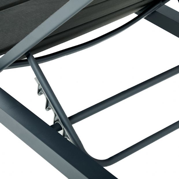 Verstellbarer Liegestuhl aus Aluminium - 11D14B
