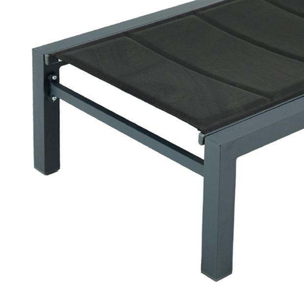Verstellbarer Liegestuhl aus Aluminium - 11D14B