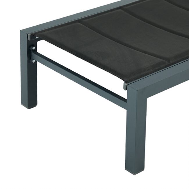 Verstellbarer Liegestuhl aus Aluminium - 11D14B