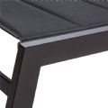 Verstellbarer Liegestuhl aus Aluminium-Textil mit Baumwollbezug - 11D14D