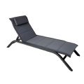 Verstellbare Rückenlehne Outdoor-Sonnenliege mit Aluminiumlegierungsrahmen und Netzgewebe - 11D25A