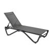 Outdoor-Sonnenliege mit W-förmigem Aluminiumgestell - 11D25B