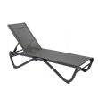 Outdoor-Sonnenliege mit W-förmigem Aluminiumgestell - 11D25B