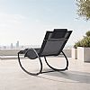 Großhandel: Outdoor-Schaukel-Liegestuhl mit ergonomisch geschwungenem Netzsitz für die Ausstattung von Terrassenmöbeln am Pool - 11D25J